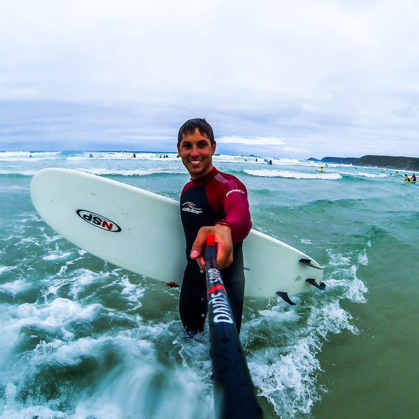 Andre About to Paddle Out at Sennon Cove