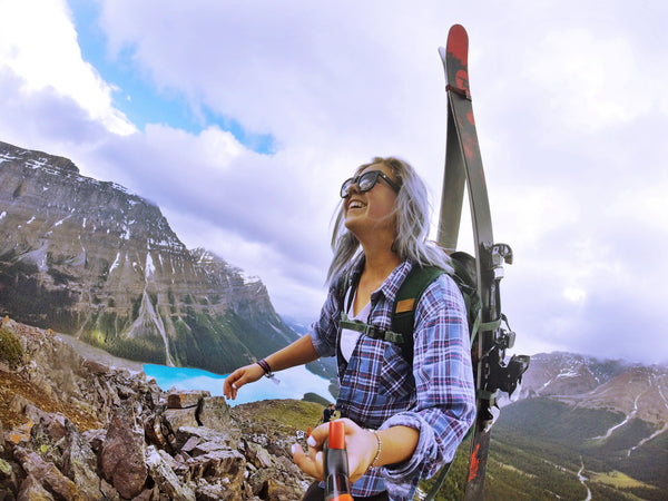 Taylor hiking in Banff National Park 