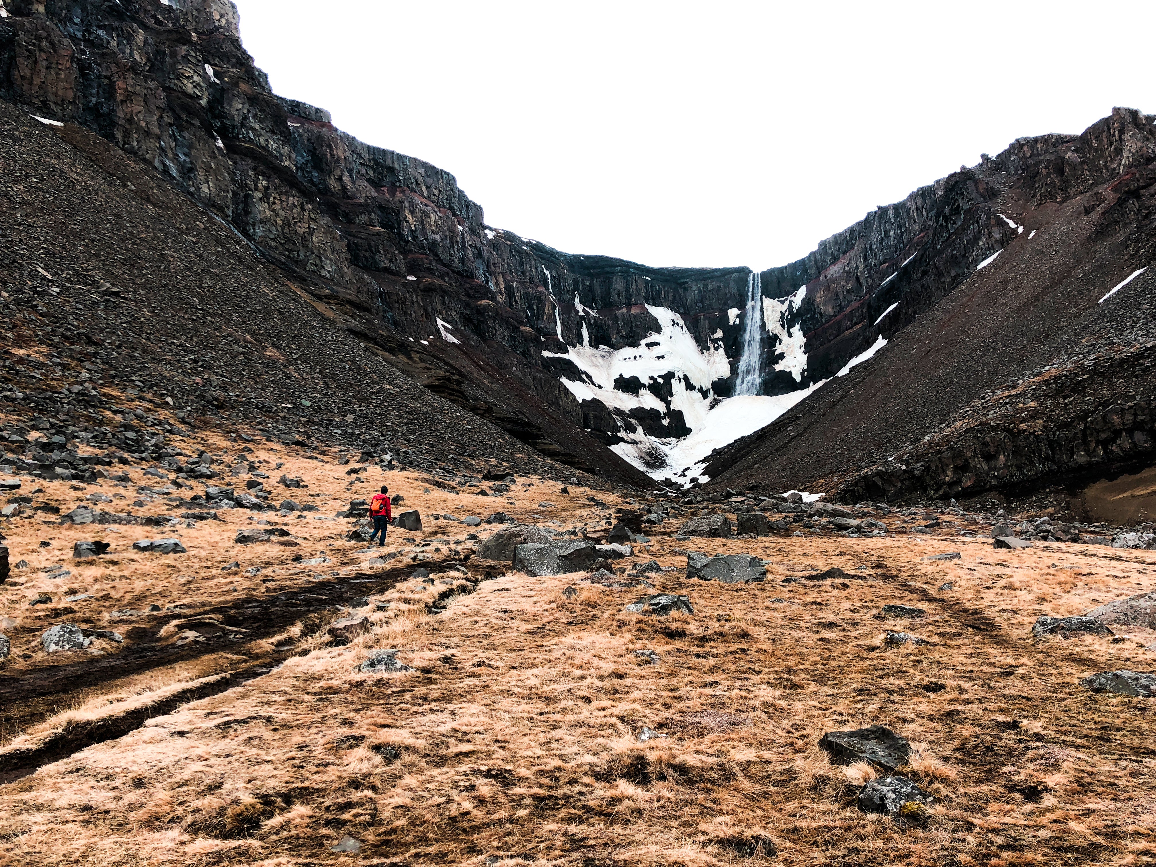 High contrast used in photo of rocky Iceland