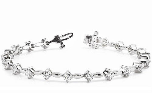 Diamond Bracelet with Tear Drop | Inter-Continental Jewelers