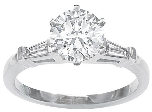 The Monet Baguette Engagement Ring