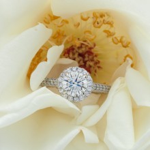 Radiant Custom Diamond Engagement Ring