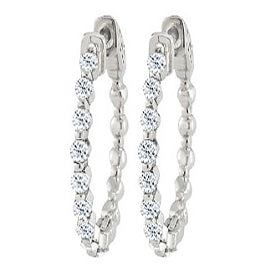 Diamond hoops Earrings