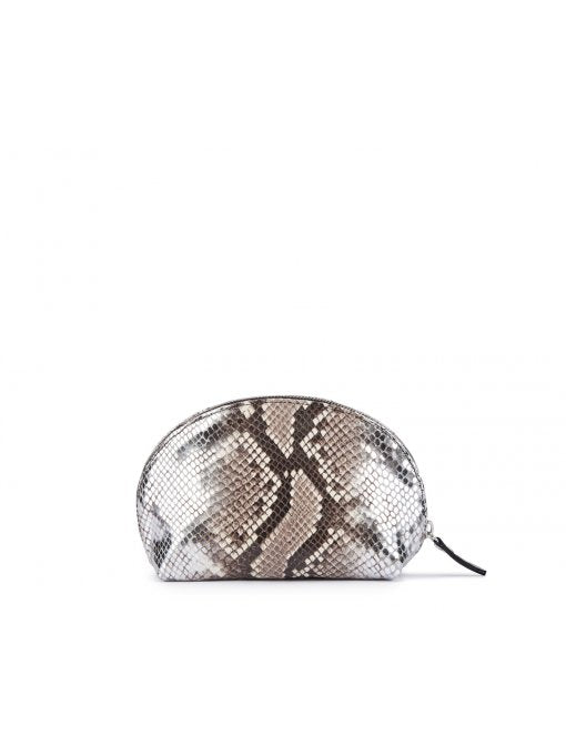 AGL Snakeskin Print Clutch Bag in Meilland