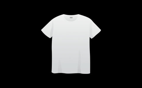 Simple white solid tshirt