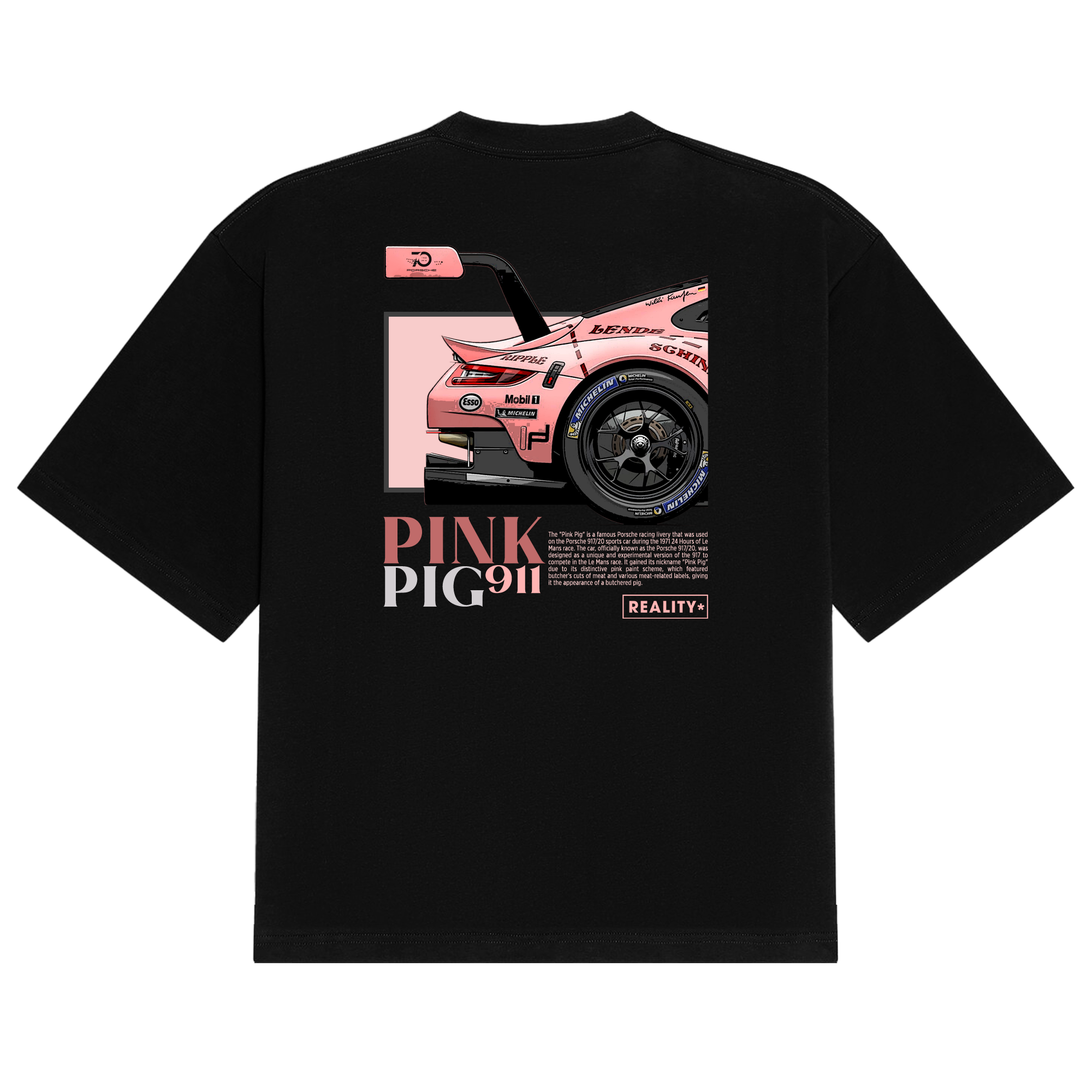 Pink Pig 911 Tee - Reality Racing product image