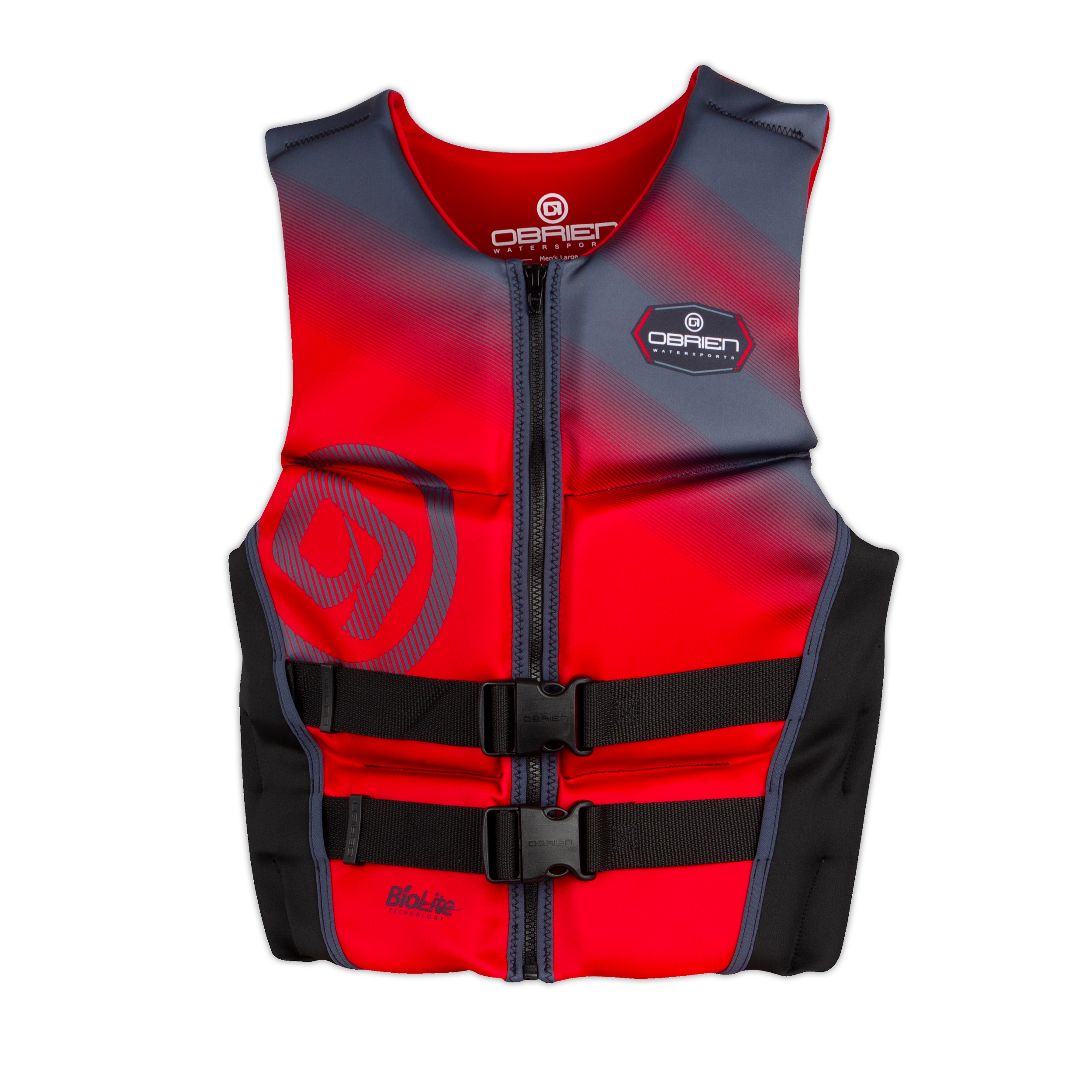 O'Brien Men's Flex V-Back LTD Life Jacket - Red | O'Brien Watersports