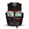 O'Brien Women's Flex V-Back Life Jacket - Pink Floral