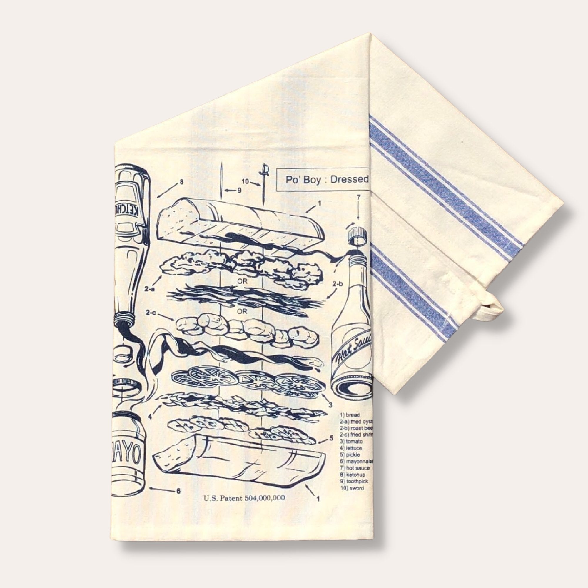 Let's Eat Lunch and Talk About Dinner Tea Towel