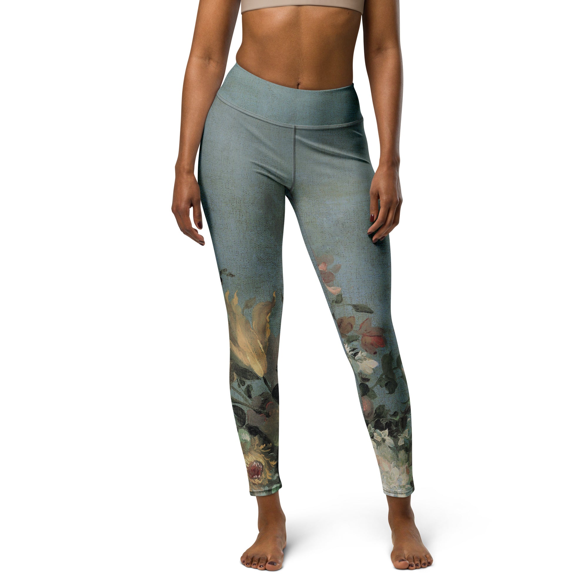 RELAX Dames Super Zachte High Waisted Yoga Leggings - Colourful