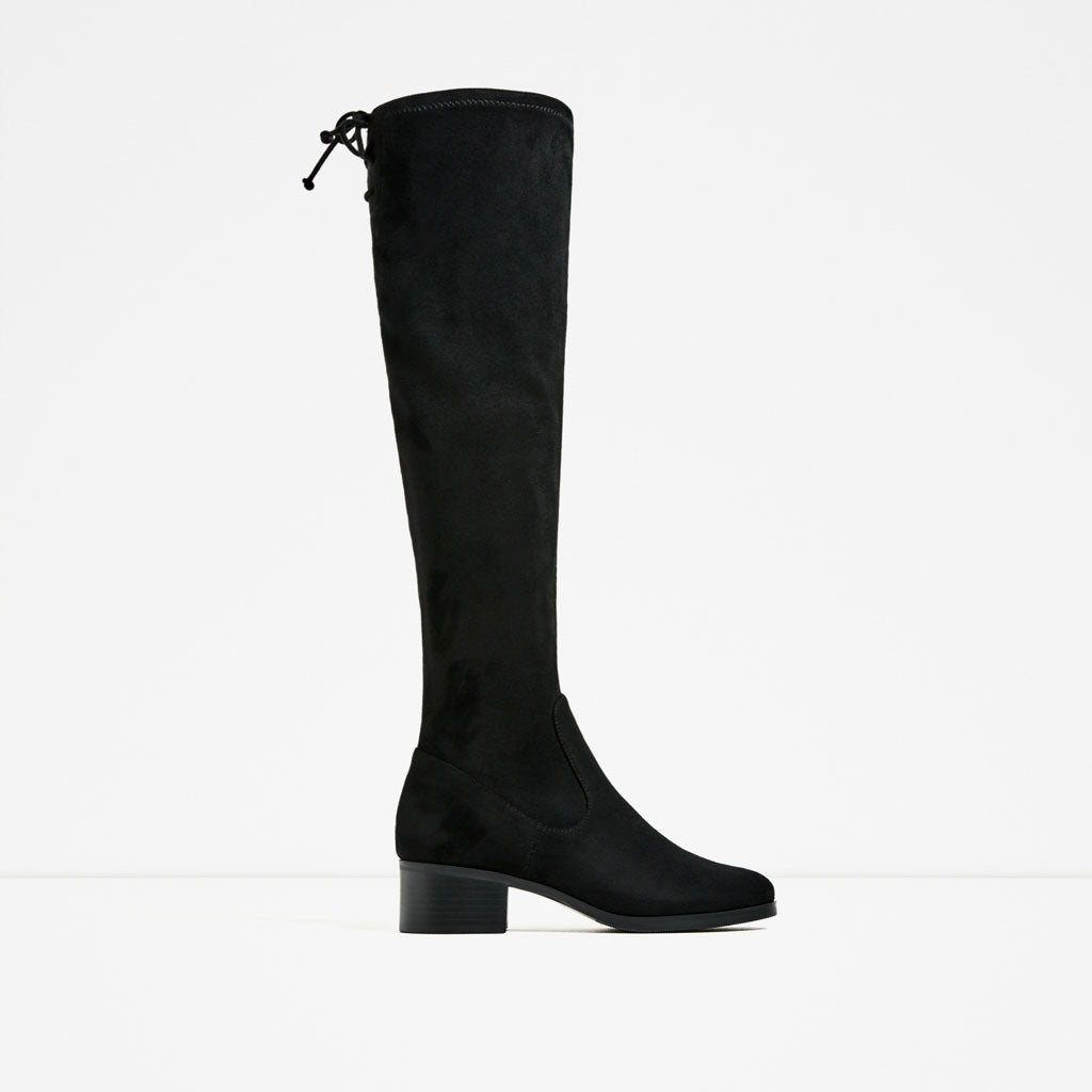 Zara: Flat Over the Knee Boots