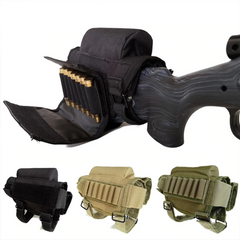 Adjustable Outdoor Tactical Butt Stock Rifle Cheek Rest Pouch Bullet H –  Aimoptic