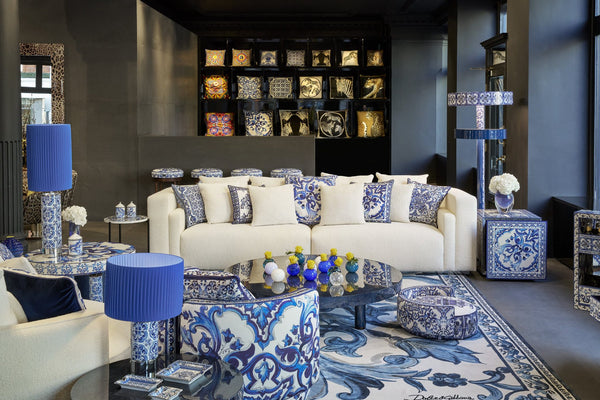 Dolce&Gabbana Casa- Brompton road- blu mediterraneo