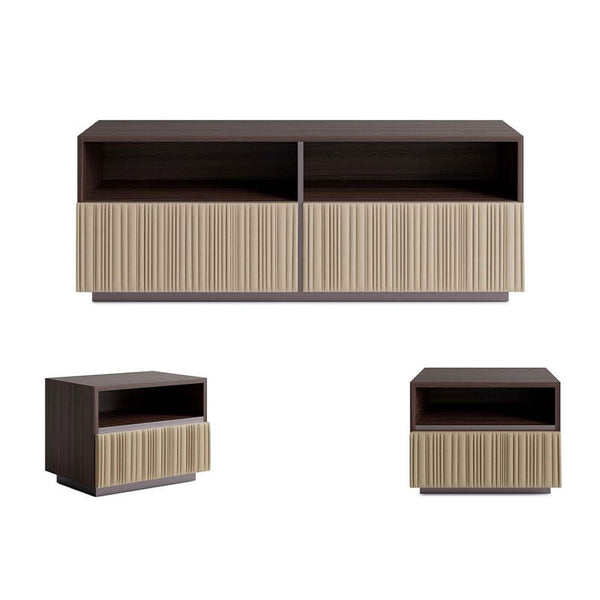 Trussardi Casa- Deven chest of drawers and bedside tables