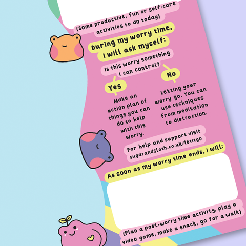 Store Your Worries In The Worry Pond Notepad