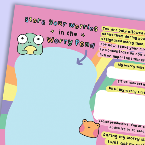 The Worry Pond Frog Notepad