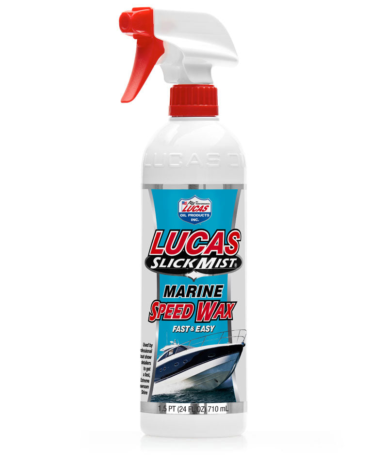 Lucas Slick Mist Speed Wax 10160 - Case 12 24 oz. Bottles - Cycle