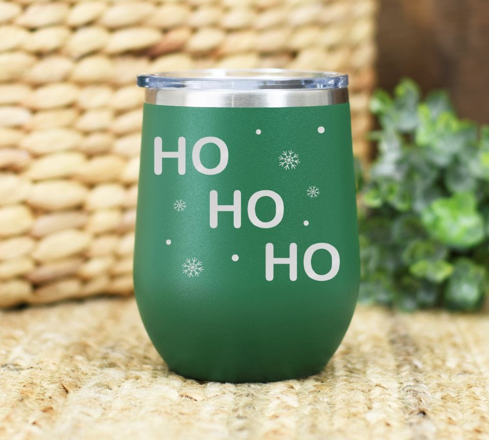 12oz Wine Tumbler Personalized Because Kids