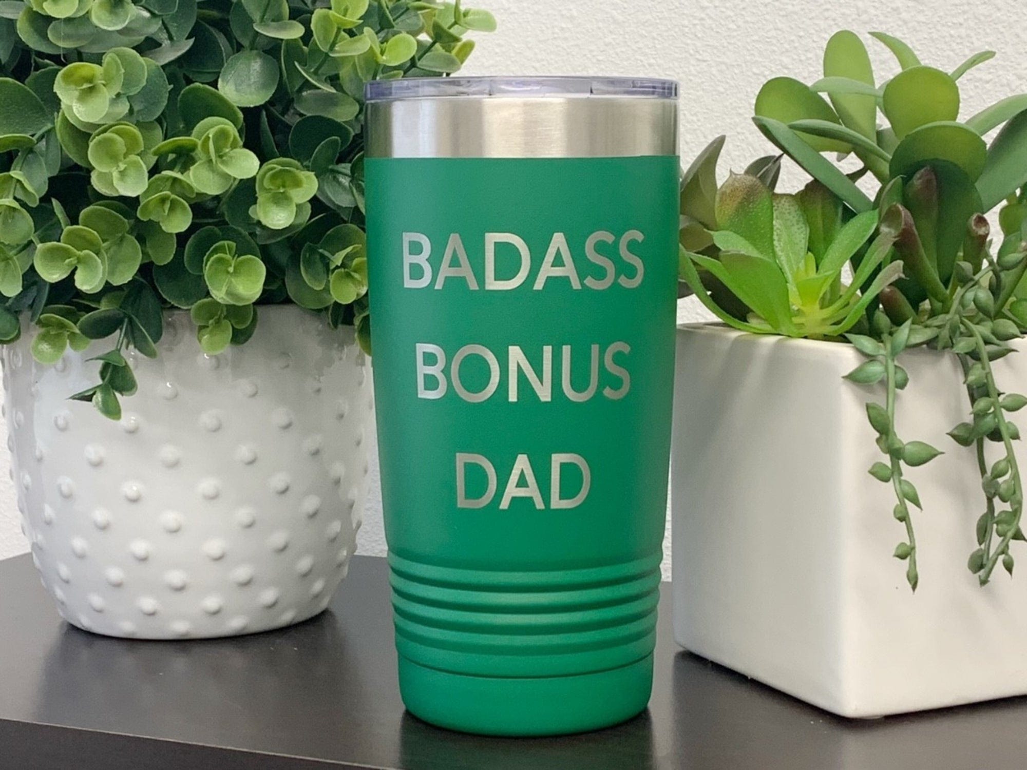 (Up to 4 Kids) Papa Bear The Most Powerful And Relentless Man Personalized  Father's Day Gift For Dad Stepdad From Daughter Bonus Dad Tumbler 20oz Insulated  Cup