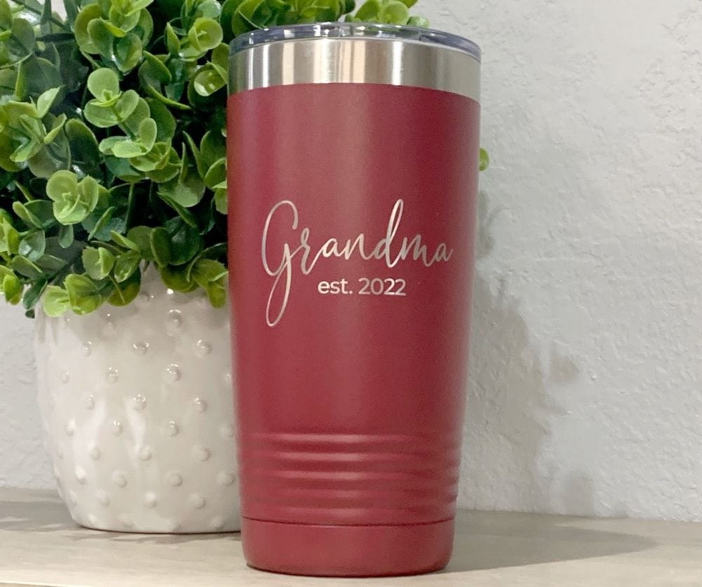 Parent JV Travel Tumbler Mom- 16oz - Maroon – Culver Eagle Outfitters