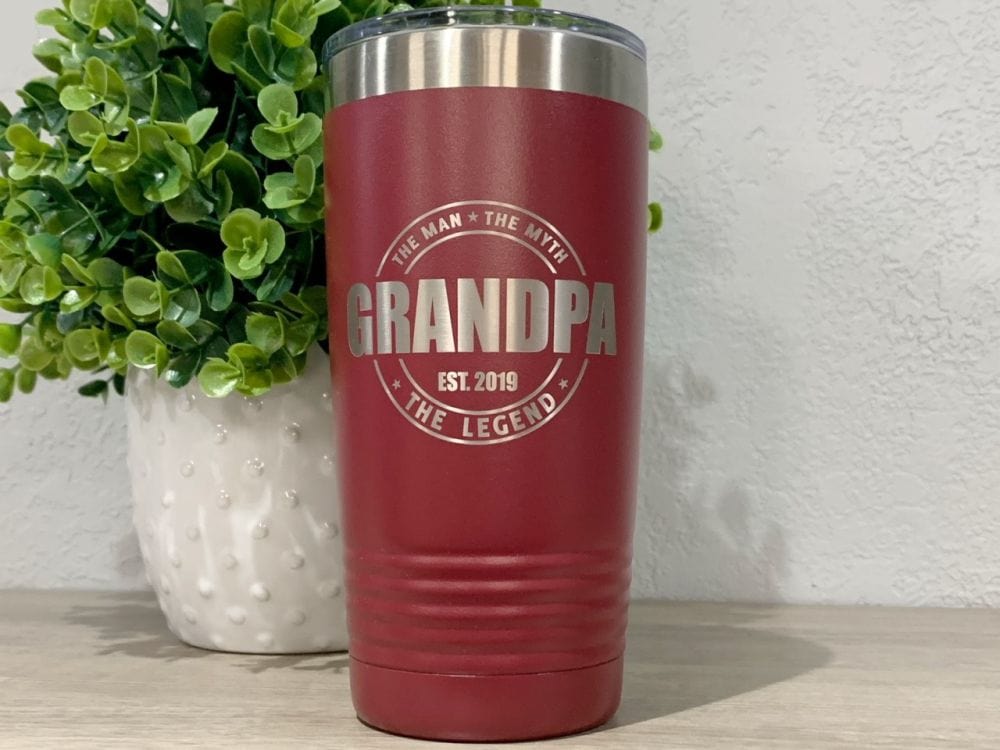 Personalized Mug for Dad Mug With Leakproof Lid Insulated Coffee Mug Laser  Engraved Mug Grandpa Gifts HP24 