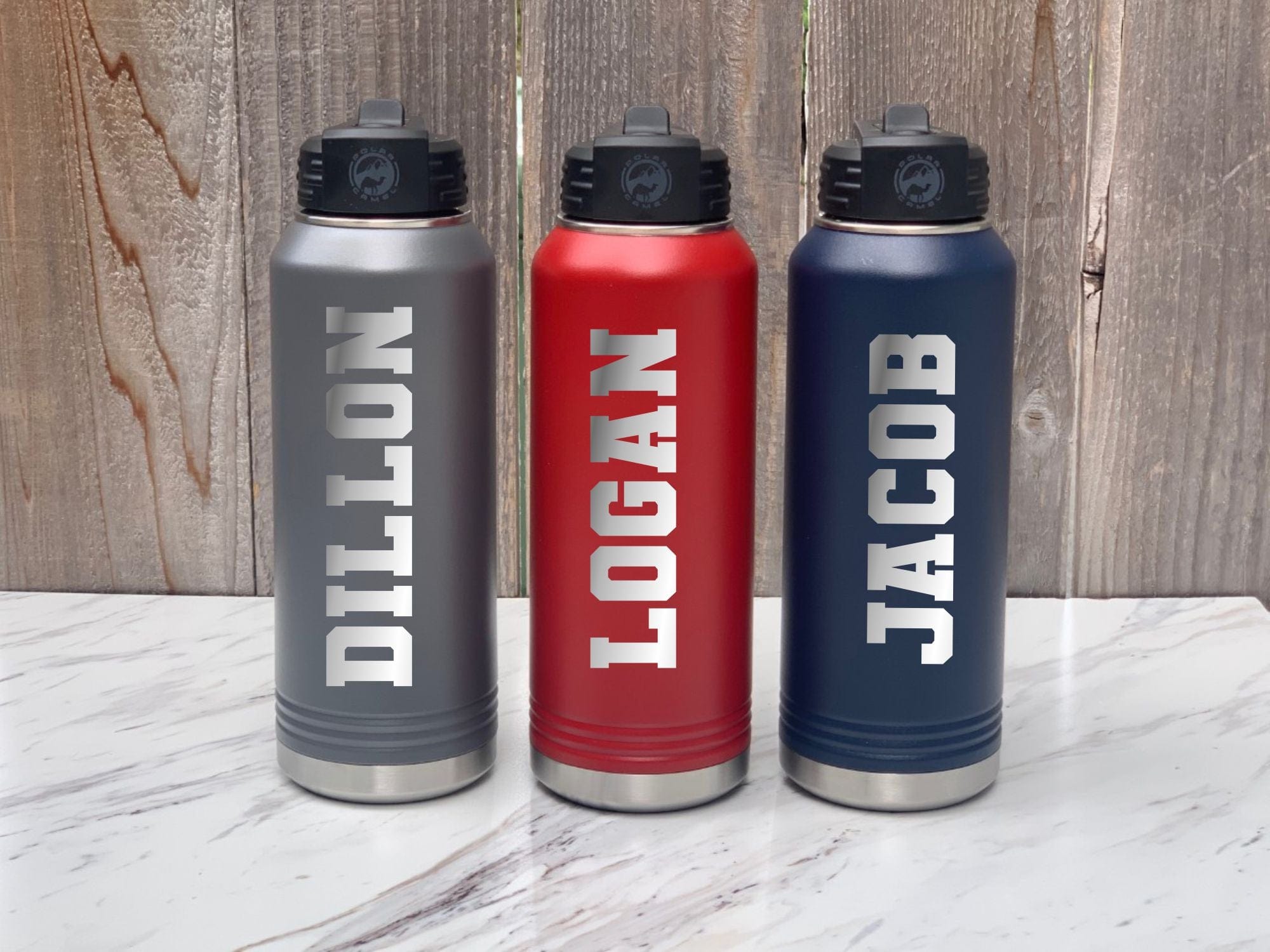 32 oz. Eager to Motivate Kickboxing Water Bottle  Personalized Laser  Engraved High Endurance Drinkware