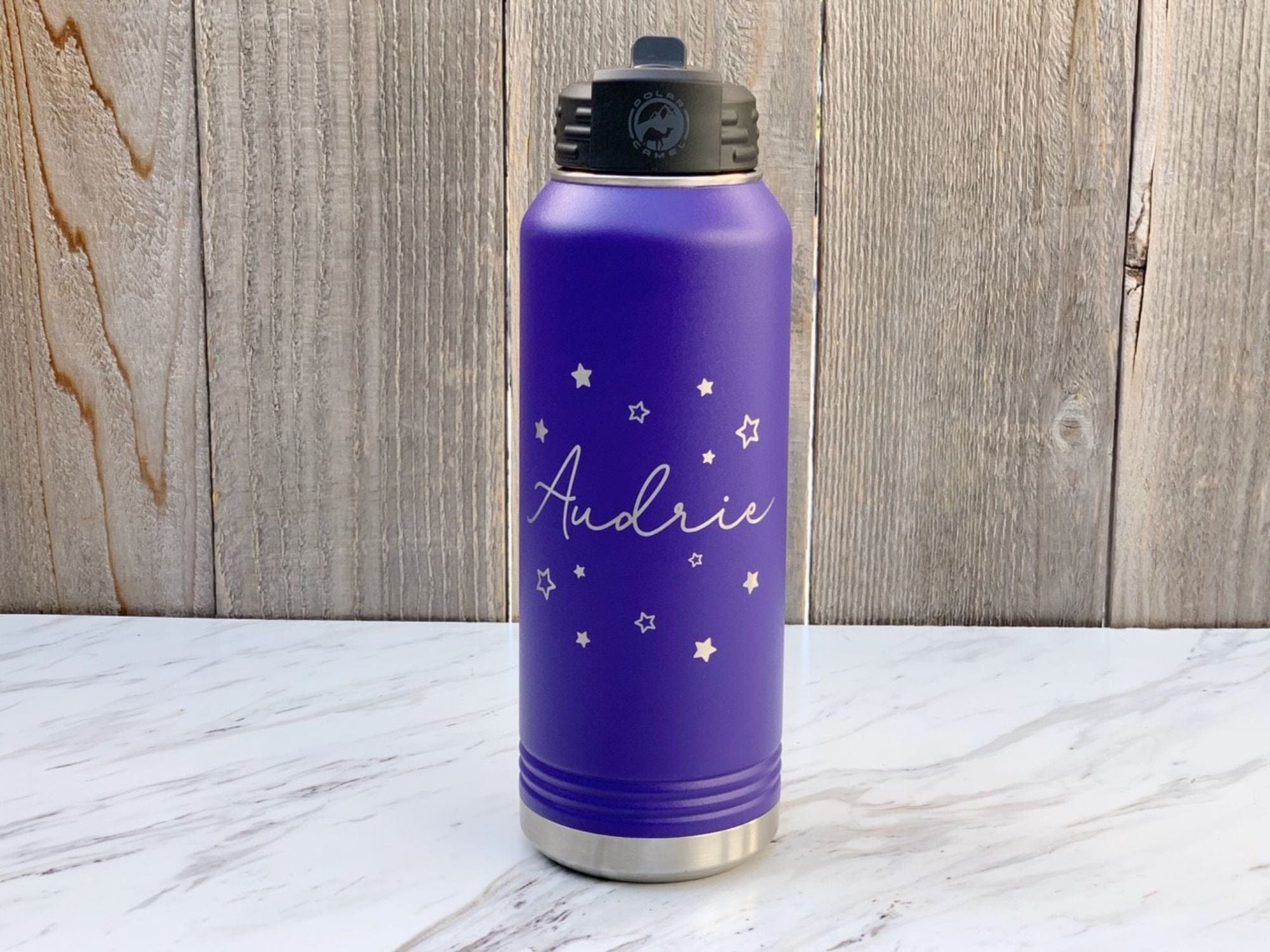 Engraved Baseball Stainless Steel Water Bottle, Choose Your Customizat –  Violet Victoria