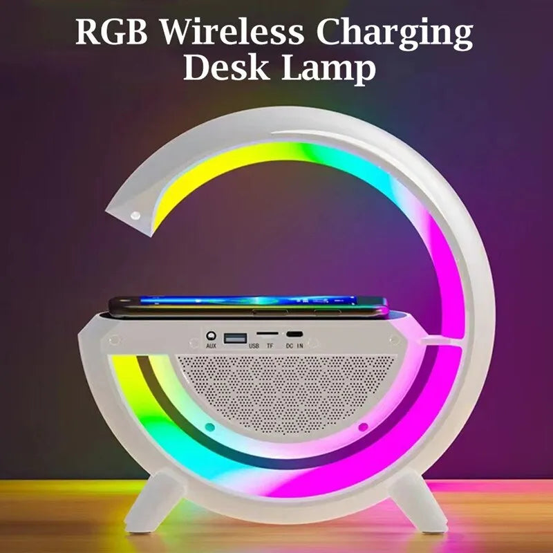 Wireless Charger Stand Pad with Speaker