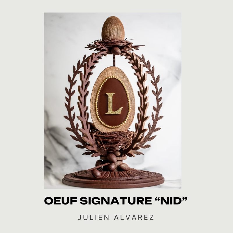 Oeuf signature nid de Julien Alvarez