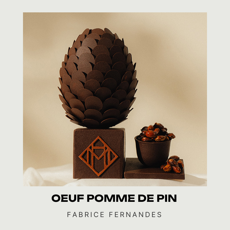 Pine cone egg by Fabrice Fernandes