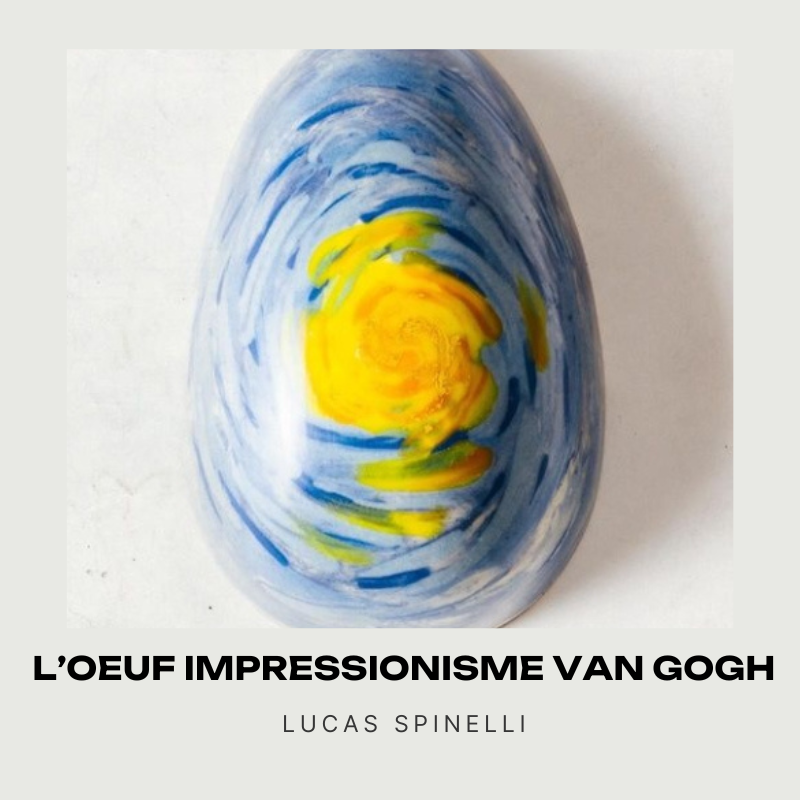 Œuf impressionnisme Van Gogh de Lucas Spinelli