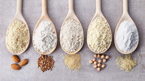 flours and starches for vegan baking