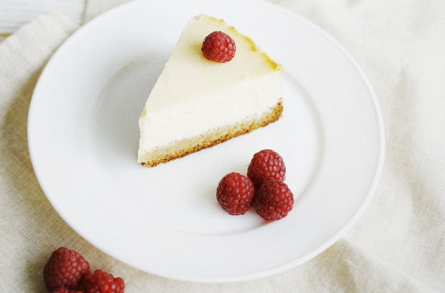 Raspberry cheesecake