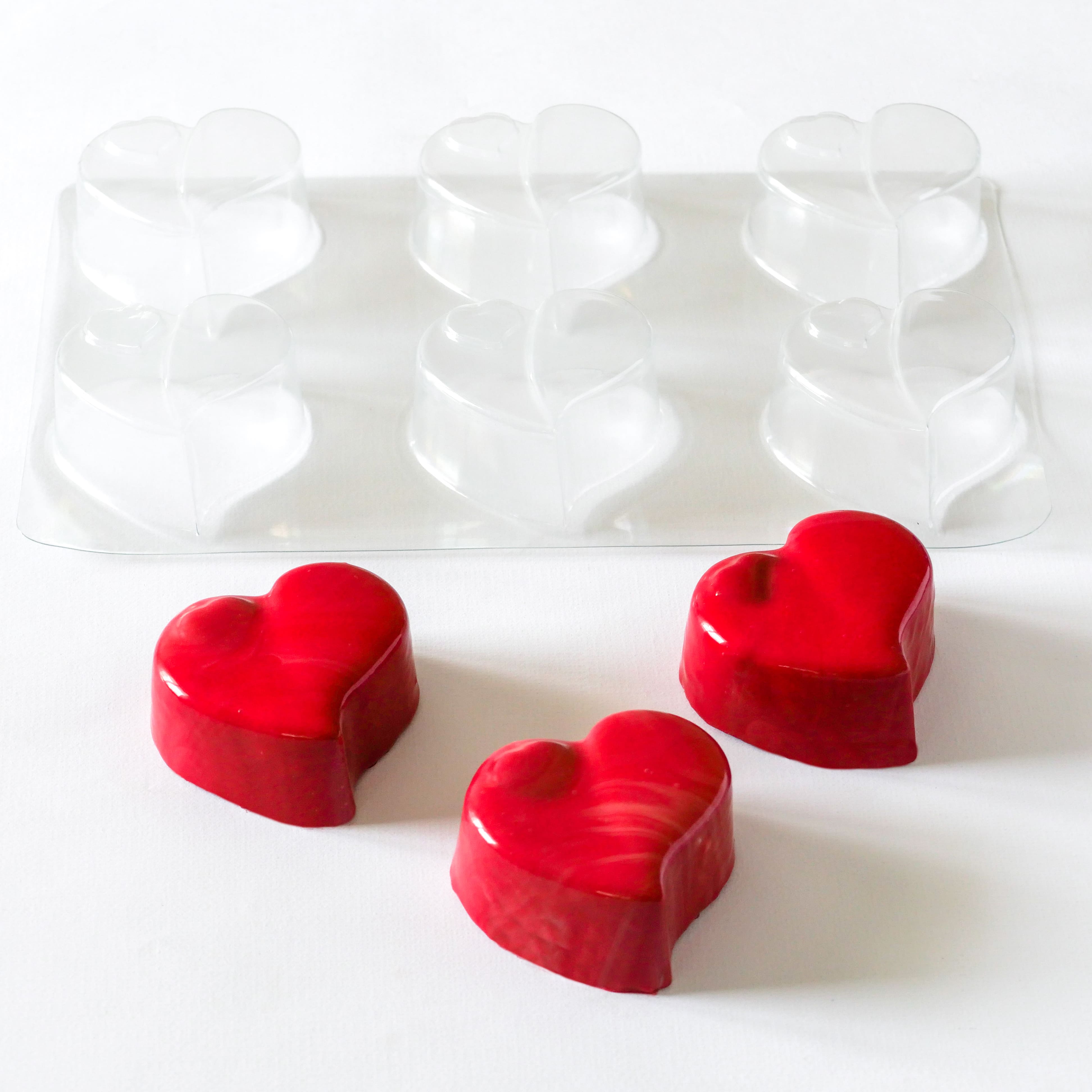 Mini heart individual dessert mold