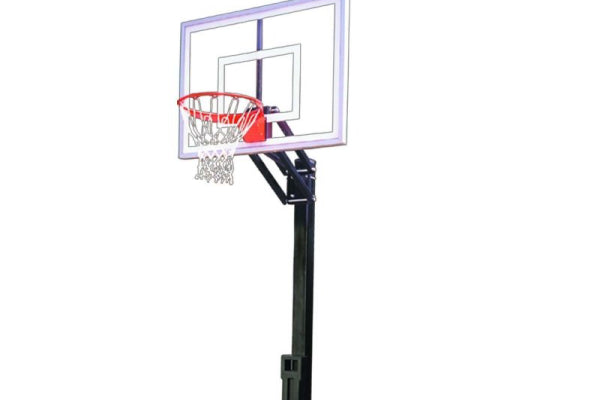 First Team OmniChamp Portable Basketball Hoop with square backboard