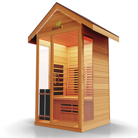 Medical Nature 5 Outdoor Infrared Sauna - Product in white background