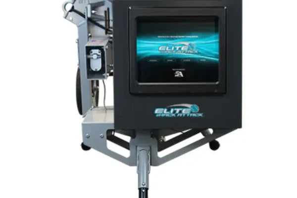 Sports Attack Elite eHack Attack Softball Pitching Machine - angled view