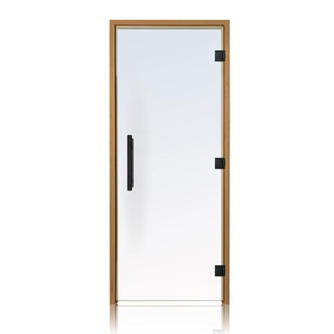 Prosaunas Clear ADA Glass Sauna Door 36x81 Prehung ADA Clear Glass Sauna Door, Thermo-Aspen - Left hinged