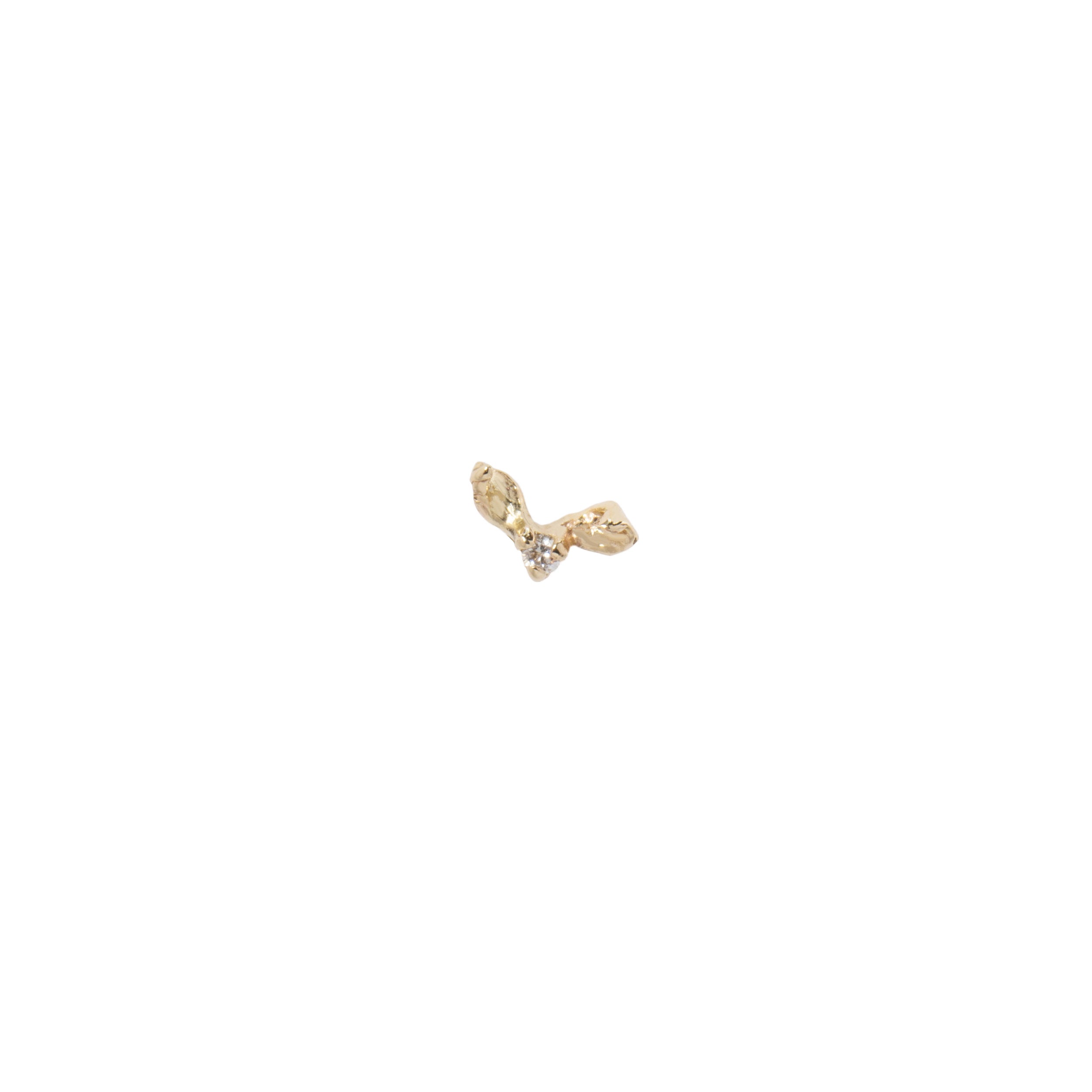 Diamond Gossamer Wing Stud – Laurie Fleming Jewellery