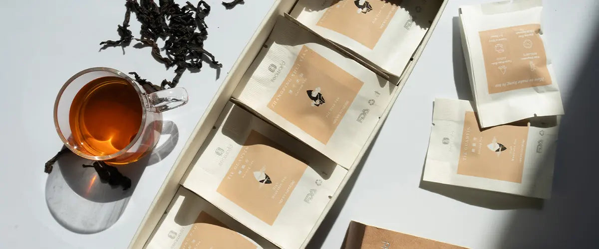 oolong tea sampler with dahongpao