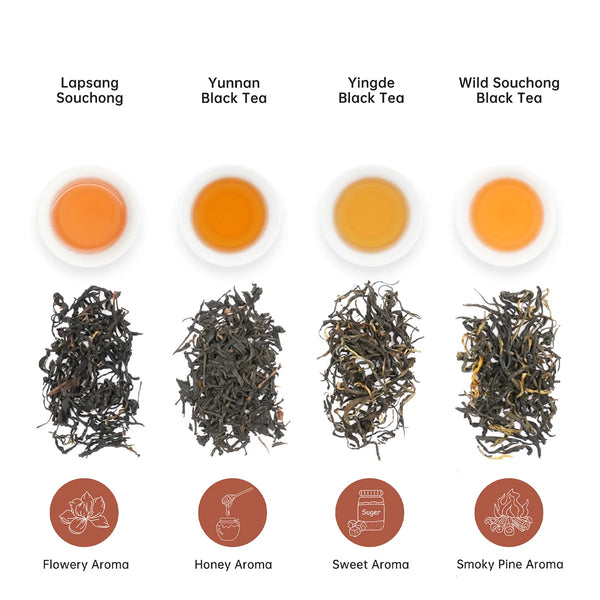 Chinese black tea sampler