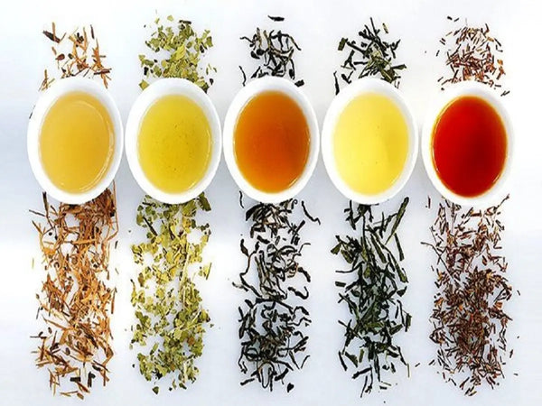 different types of teas