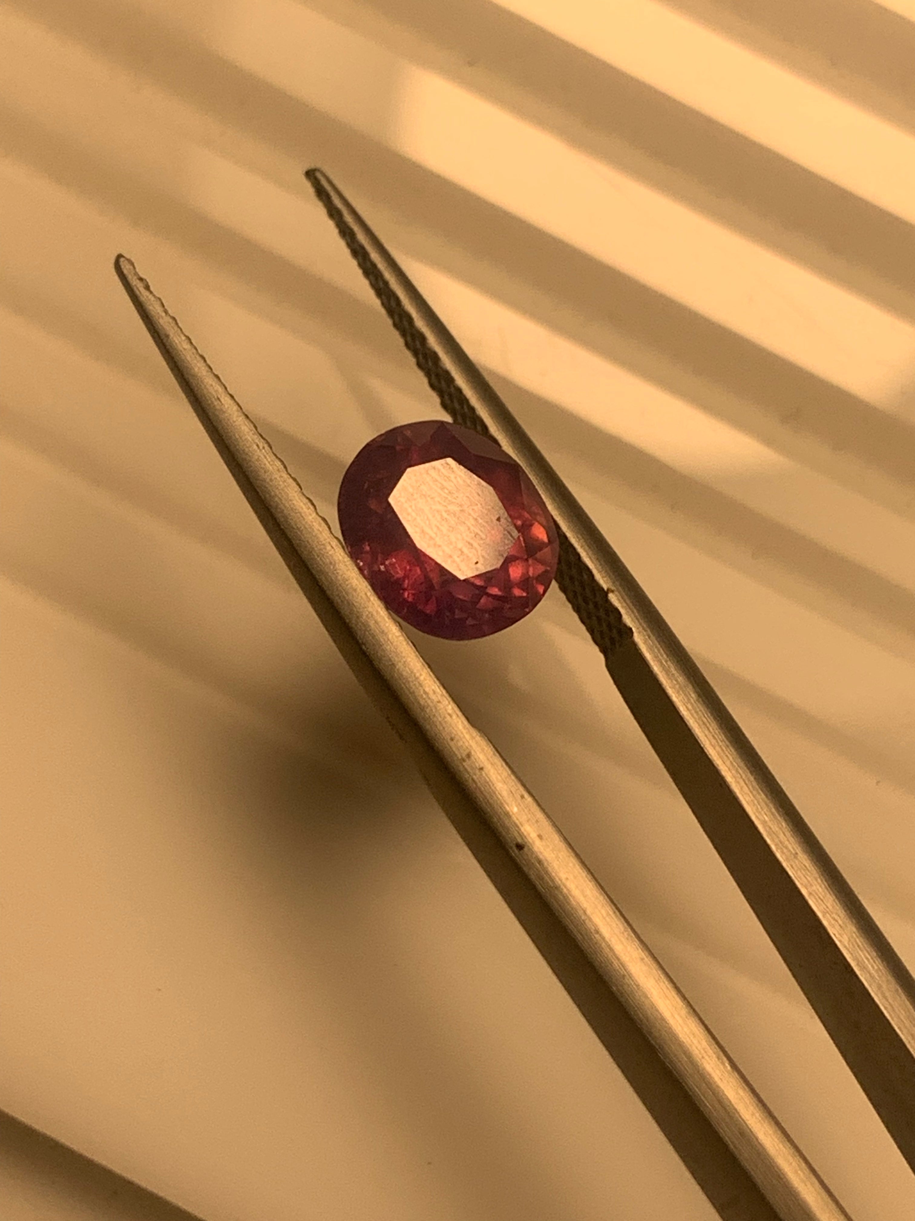 Buy onlin 2.30 carats facet cut Natural Kashmir Sapphire | Natural Cut Gemstones for Jewelry