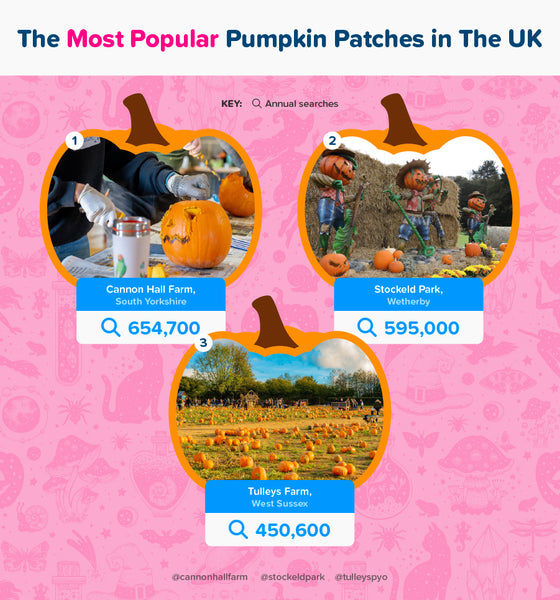 Most popular pumpkin patches