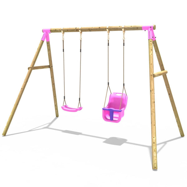 Rebo 3-in-1 Pink Baby & Toddler Growable Swing Seat