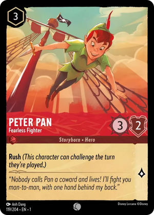 Peter Pan - Fearless Fighter - Lorcana Store