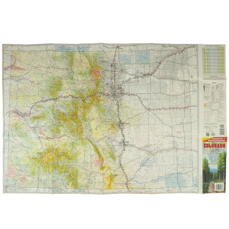 View Colorado Topographic Recreational Map