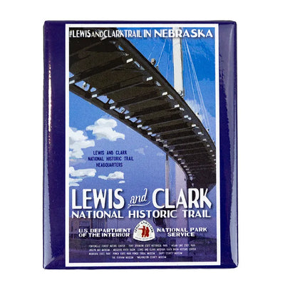Lewis & Clark National Historic Trail Magnet - Pedestrian Bridge