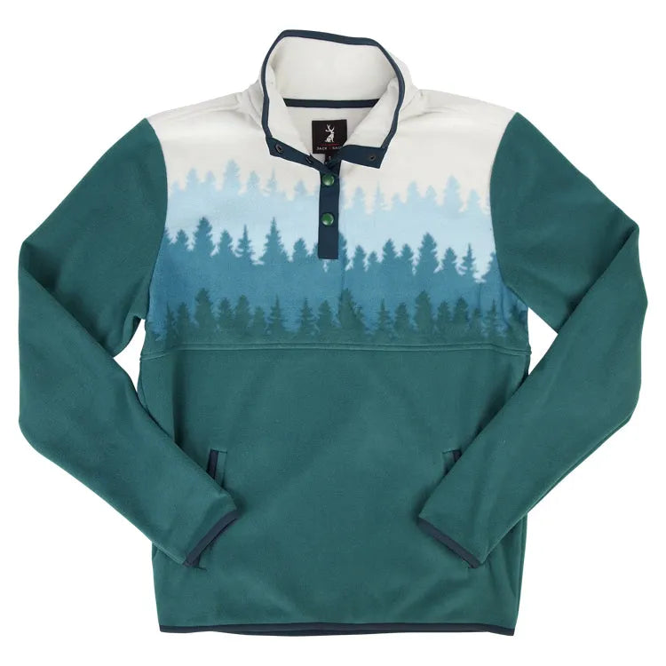 View Pine Cascade Fleece Quarter Button