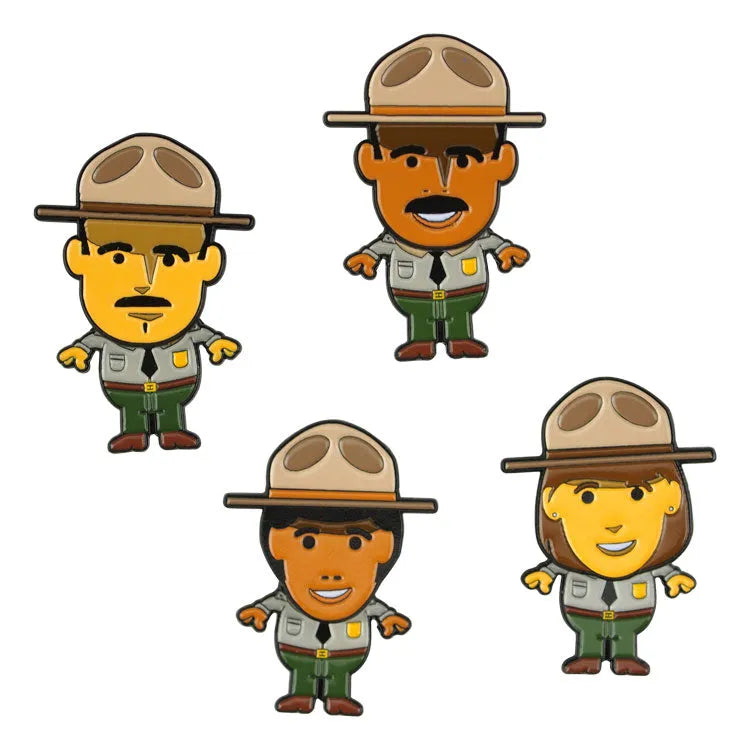 View National Park Ranger Bobblehead Pin